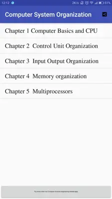 Computer System Organization android App screenshot 0